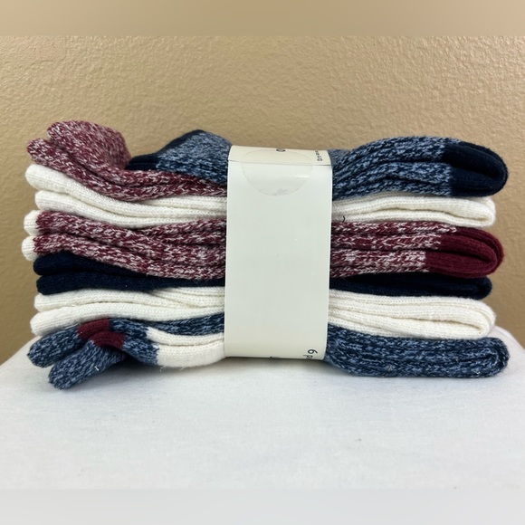 NWT 6 Pairs of SUPER SOFT BOOT SOCK Lucky Brand Socks 🧦🍀❤️ - Picture 3 of 6
